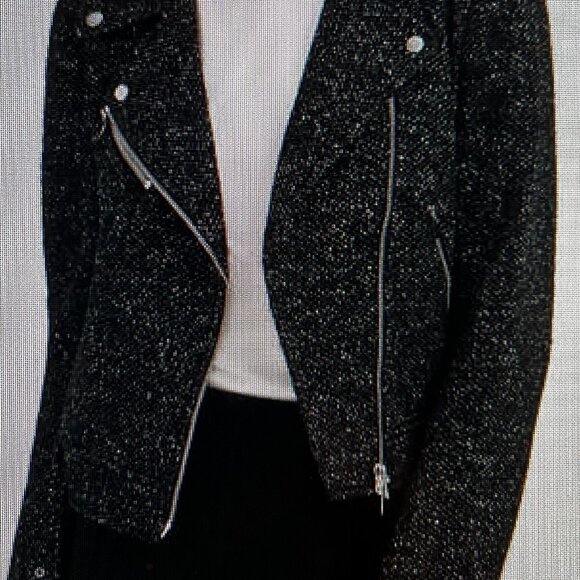 Club Monaco Jackets & Blazers - Club Monaco Tweed Moto Jacket Size M